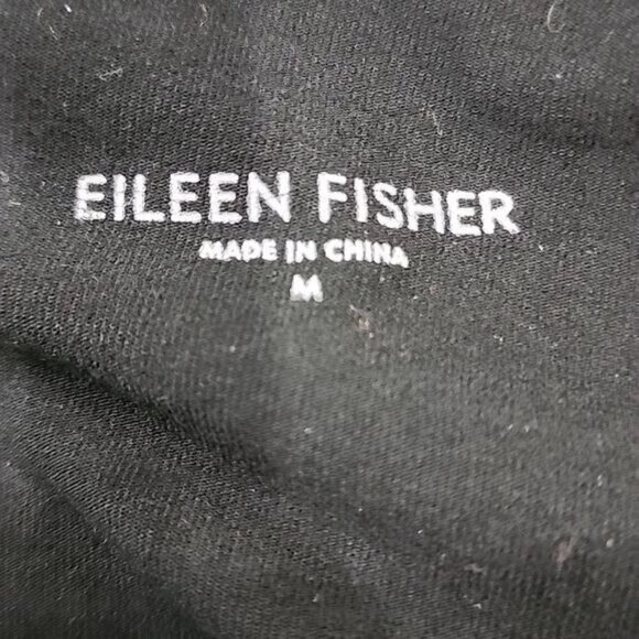 Eileen Fisher women's black open cardigan, Medium - Picture 5 of 7